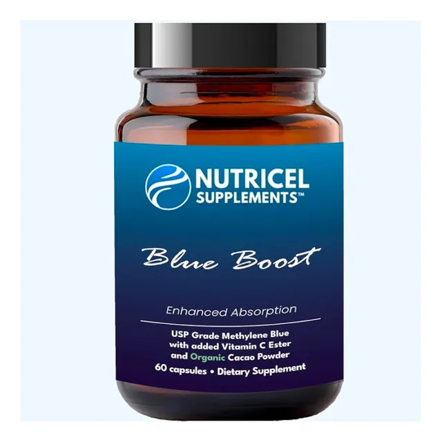 Nutricel Suplementos De Azul De Metileno Grado Usp 60cáp