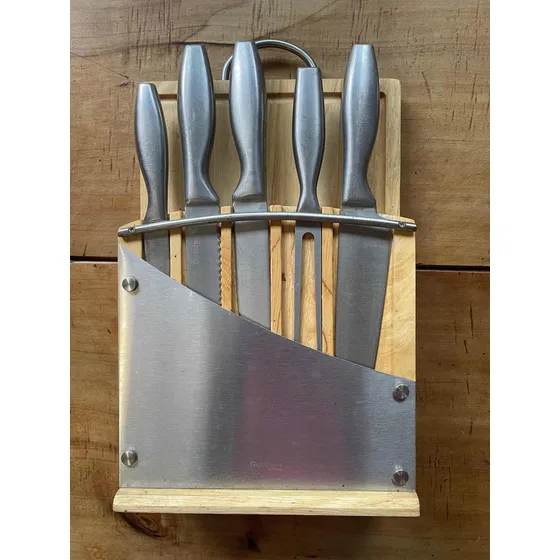 Set Cuchillos De Cocina Acero Inoxidable Gutlem