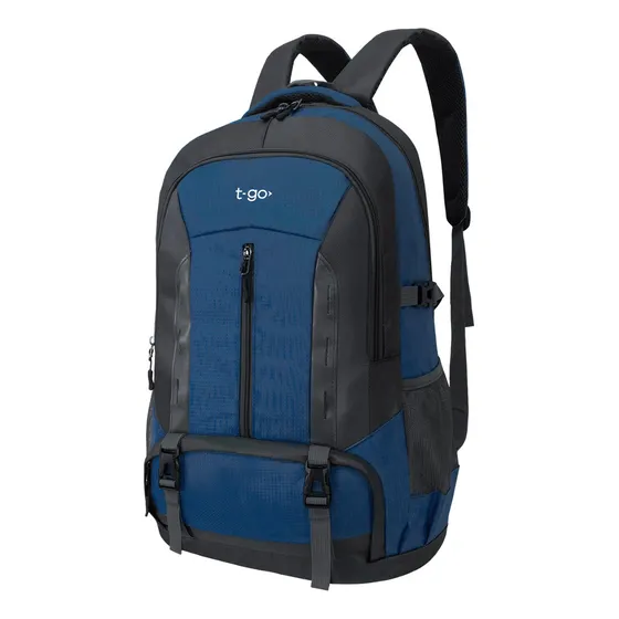 Mochila Urbana porta notebook T-go Viaje 47 Litros Equipaje Cabina reforzada Color Azul