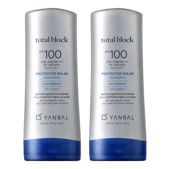 2 Bloqueador Jumbo Total Block Spf 100 Y - g a $801