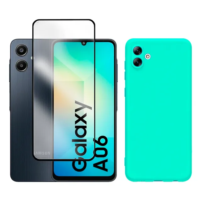 Kit Capa Capinha Case + Película 3d Para Galaxy A06 Sma065