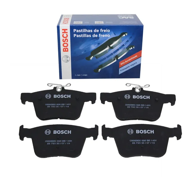 Pastilha De Freio Traseiro Audi A3 1.4 2015 2016 2017 Bosch