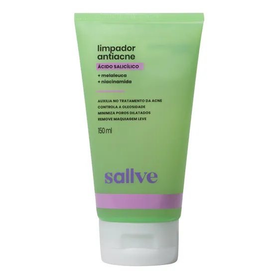 Limpador Antiacne Com Ácido Salicílico 150ml Sallve