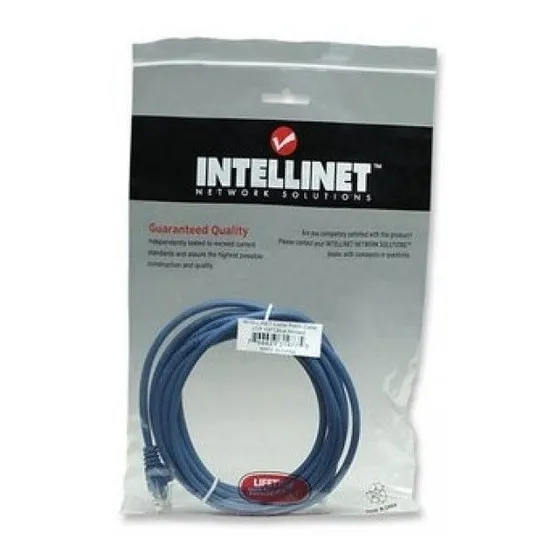 Cable De Red Intellinet 3 Mts Cat 5e Utp Azul Mod 319775