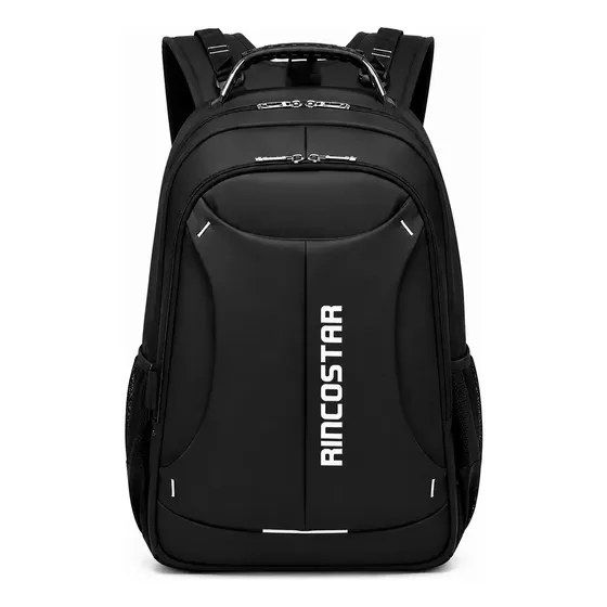 Mochila Notebook 17 Impermeável Anti Furto 45l Reforçada Trabalho Viagem Escolar Grande Executiva Masculina Rincostar Preta