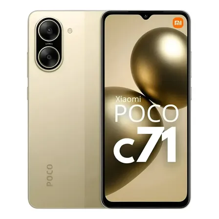 Xiaomi Poco C71 Dual Sim 128gb Dourado 4+4gb Ram Global Dourado-claro
