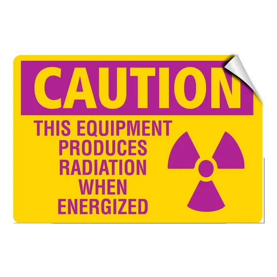 Precaucion Este Equipo Produce Radiacion Cuando Enciende