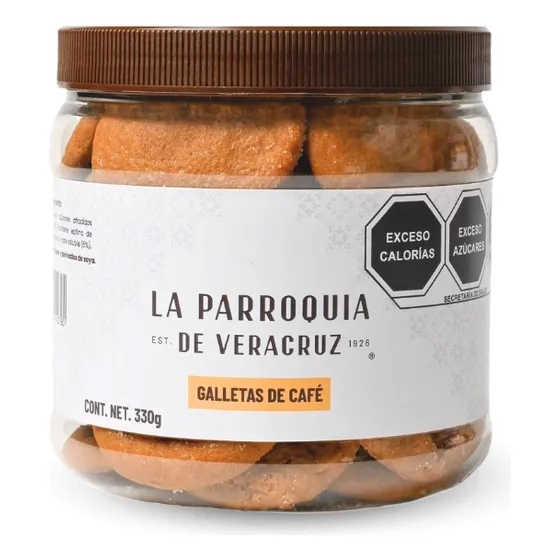 La Parroquia De Veracruz - Galletas De Café, Frasco De 330g