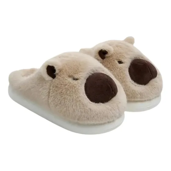 Pantuflas Carpincho Con Suela De Goma