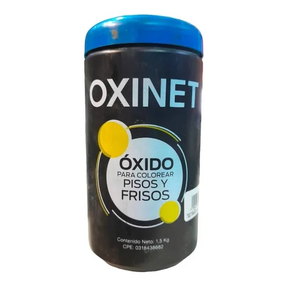 Óxido Para Pisos Y Friso De 1.5 Kg Oxinet Pote Oxido Azul