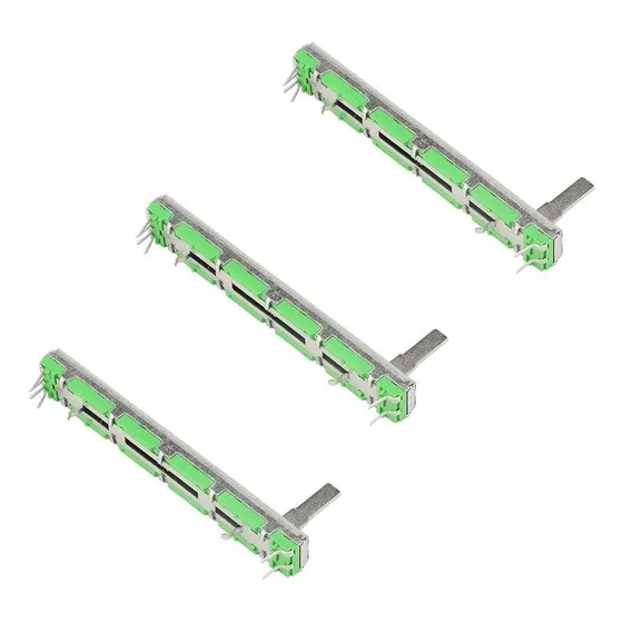 3 X Potenciometro Lineal Deslizable B103 10k 60mm Fader