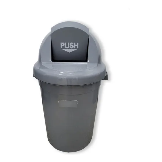 Papelera 110lts Push Redonda Institucional 