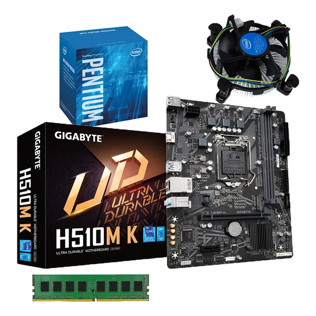 Combo Board H510m Procesador Intel Pentium G6400 Ram 8gb Pc