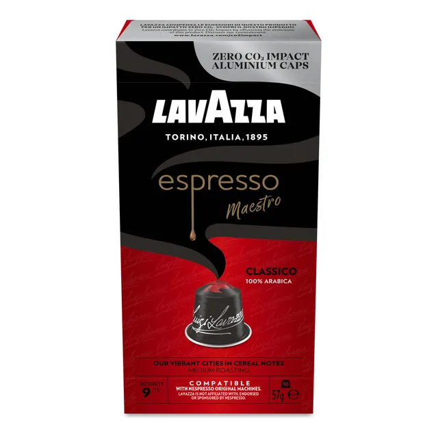 Café Espresso Maestro Classico Lavazza 10 Cápsulas