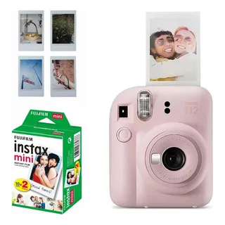 CĂąmera InstantĂąnea Fujifilm Intax Kit Mini 12 + 20 Fotos Rosa CĂąmera InstantĂąnea Fujifilm Intax Kit Mini 12 + 20 Fotos Rosa