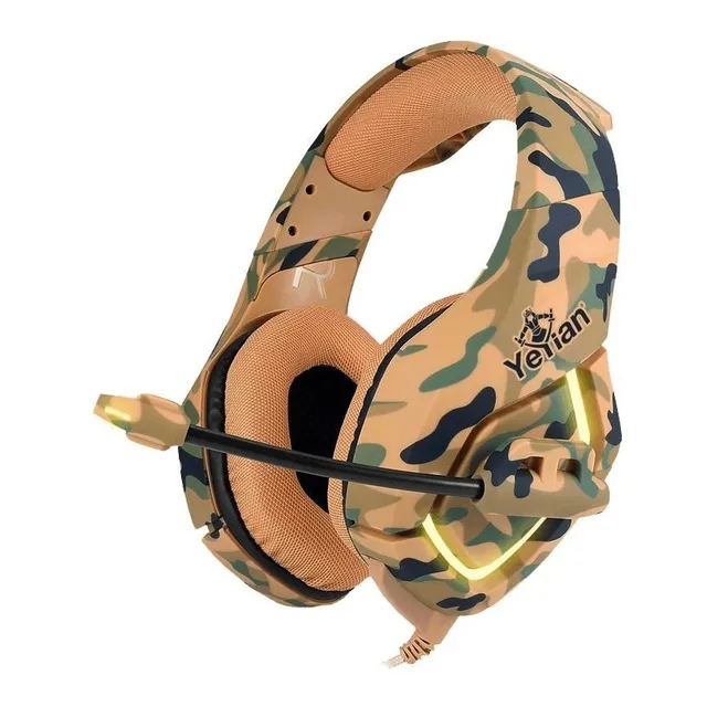 Diadema Gamer Yeyian Ydf-33401d Military Desierto S3000 Usb