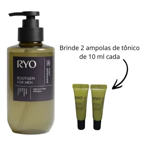 Ryo Kit Sh Hair Loss Ex Care Oily 400ml+ Treat 330ml+essence