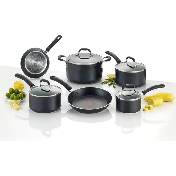 Jogo De Panelas Tefal Professional 6 Peças Preto