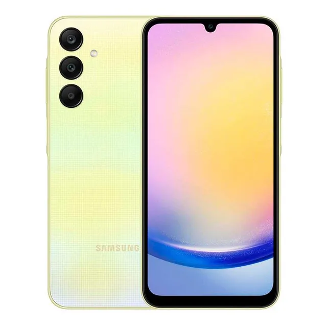 Celular Samsung Galaxy A25, Ram 6 Gb, 128 Gb, Amarillo