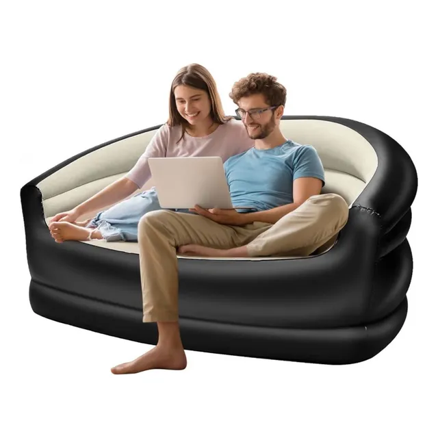 Sillon Puff Sofa Inflable Inflador Living Piscina 2 Cuerp