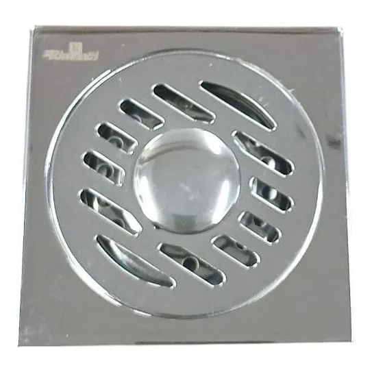 Rejilla Piso Acero Inoxidable Diseño 10x10 Cromada-ferrejido
