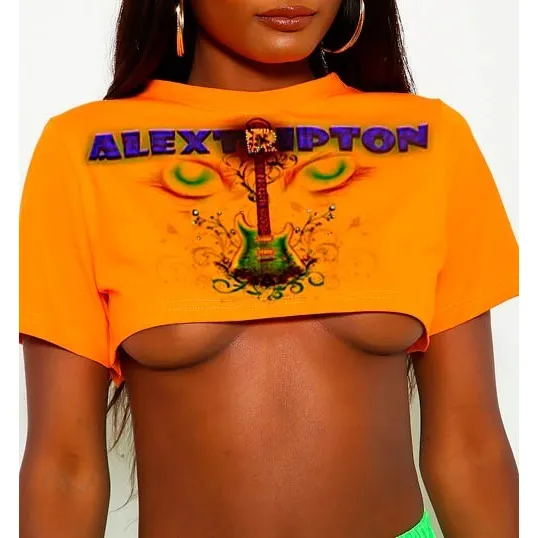 Camisas Underboob Con Mi Logo Artístico 