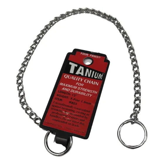 Collar Ahorcador Perro, Cadena Para Entrenar 30.5cm Usa 803