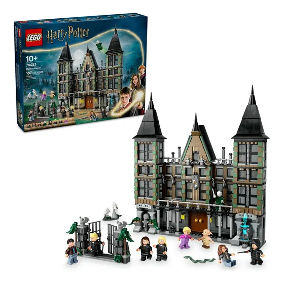 LEGO® Harry Potter™ Mansión Malfoy 76453; incluye minifiguras de Harry Potter™, Lord Voldemort™, Dobby™ y hasta 10 personajes; juguete de regalo para niños 10+