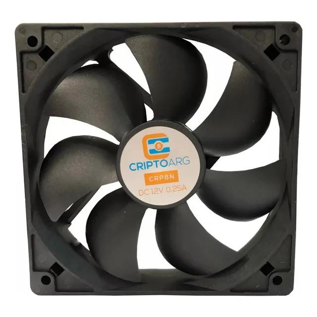 Cooler Fan 120mm 12x12 2000rpm Doble Molex Reforzado