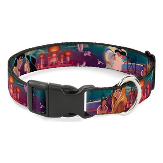 Collar Con Clip De Plástico Con Hebilla - Aladdin Y Jasmine Collar Con Clip De Plástico Con Hebilla - Aladdin Y Jasmine