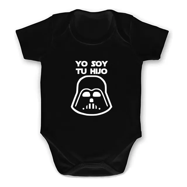 Mameluco Yo Soy Tu Hijo Hija Star Wars Body Bebé Darth Vader