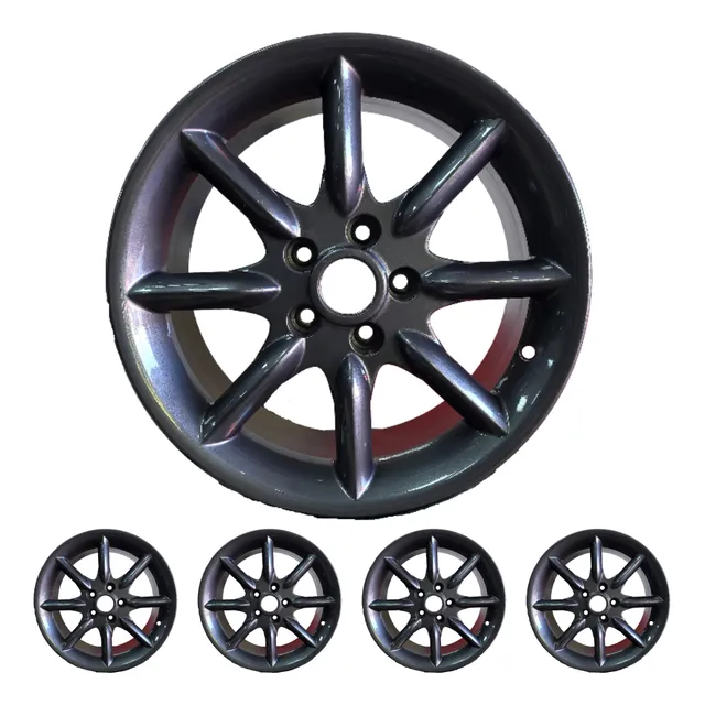4 Llantas Deportivas  Gris Bizon Rod15 5x100 Polo Suran Fox