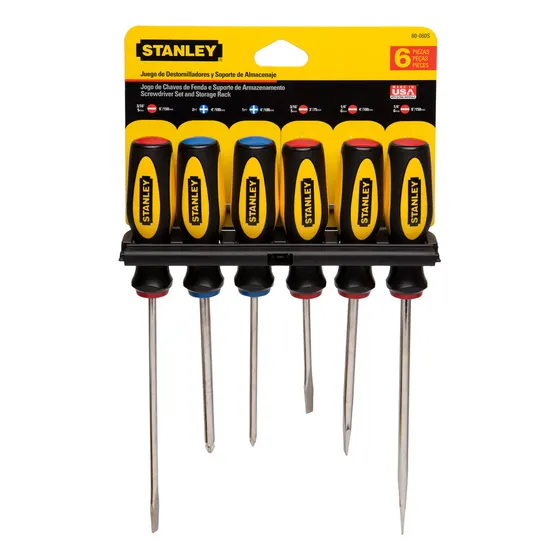 Juego De Desarmadores 6 Piezas 60-060s Stanley