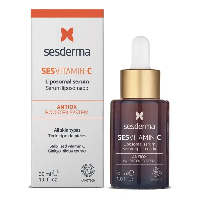 Serum Facial C vit Vitamina C 30ml Sesderma Todo tipo de piel Día Noche 30+