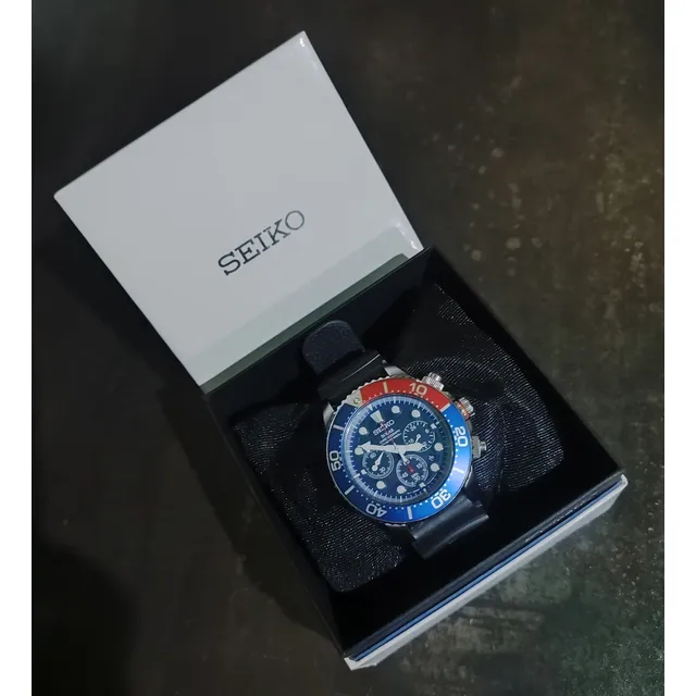 Seiko Solar ,original  Nuevo , Modelo Pepsi