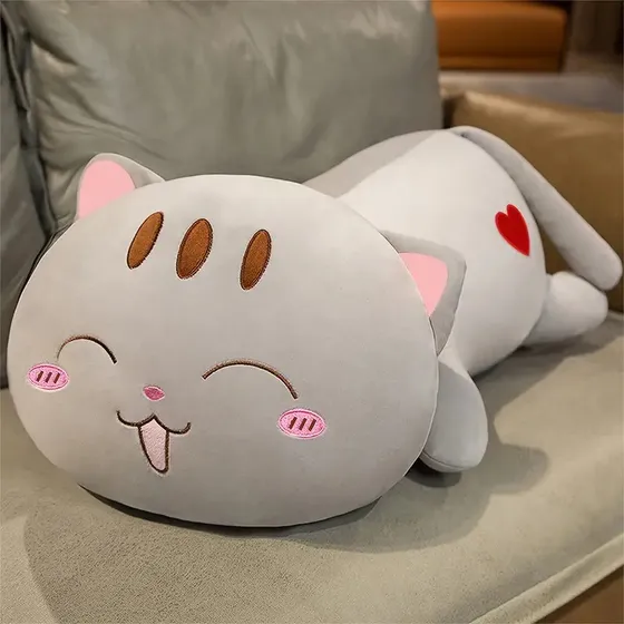 Gatito Gris  // Peluche Kawai // 24 Cm