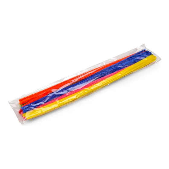 Limpia Pipa Colores Surtidos 30cm 12 Unid - Goldin Papeleria