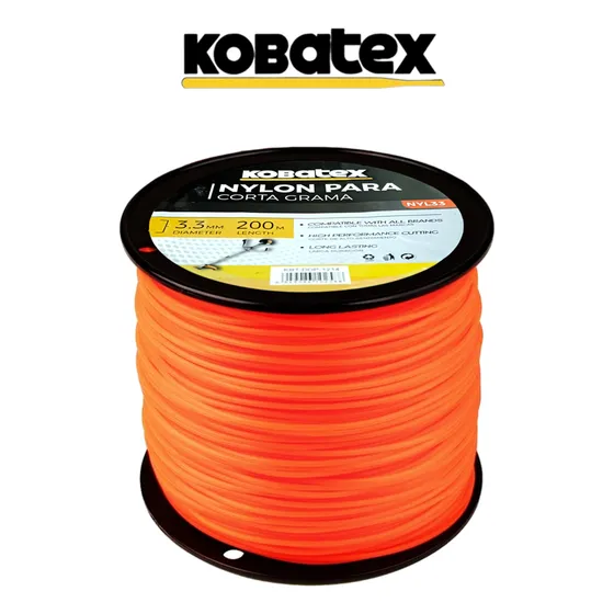 Nylon Para Desmalezadora/cortagrama 3.3mm Por 200 Metros 