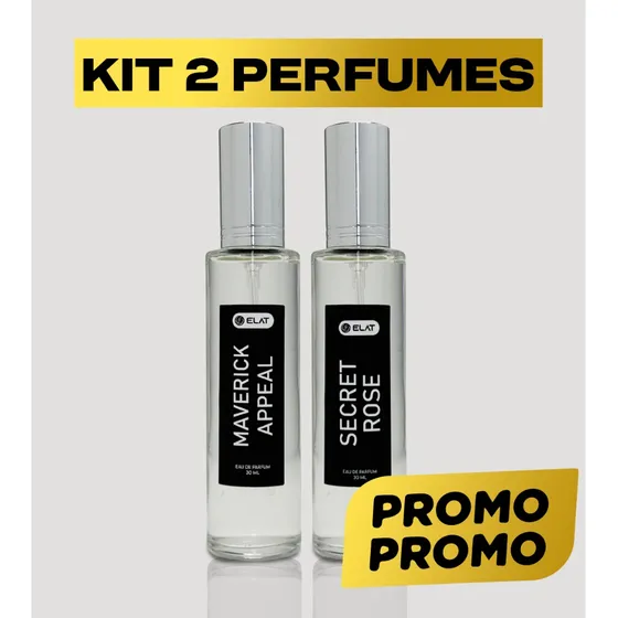 Kit Casal 2 Perfumes Alta Fixação Óleo Árabe Promoção