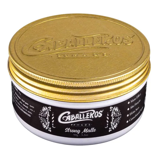 Strong Matte Cera Efeito Seco Alta Fixação 90g Caballeros