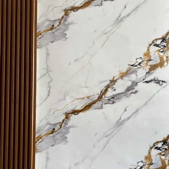 Revestimento Mármore Flexível Grande Autocolante Rolo 3,6m2 Cor Rocca Imperial