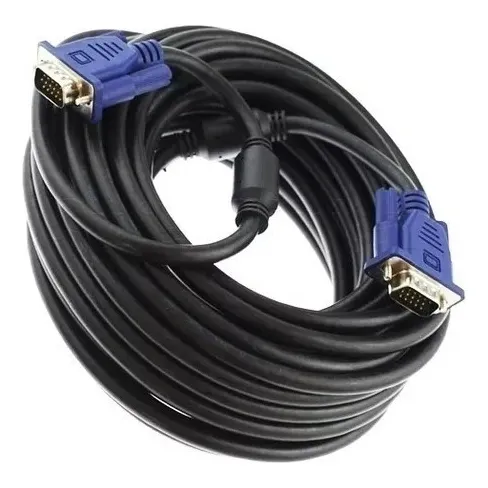 Cable Vga Macho Macho 15 Metros De Largo 15 Pin Computadoras