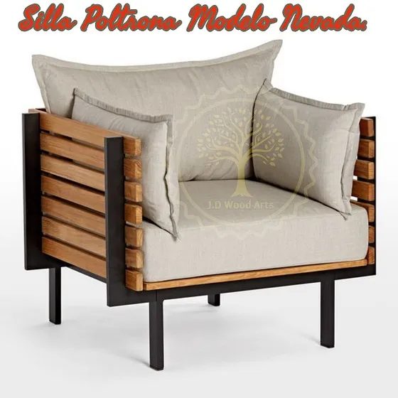Silla Poltrona Estilo Industrial