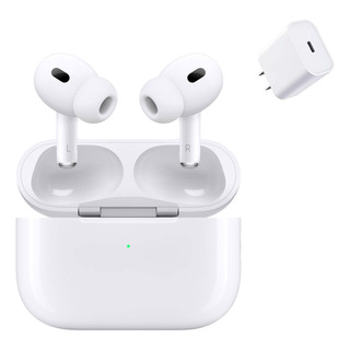 Audífonos Oem Pro 2da Gen Compatibles + Cubo De Carga Usb C Audífonos Oem Pro 2da Gen Compatibles + Cubo De Carga Usb C