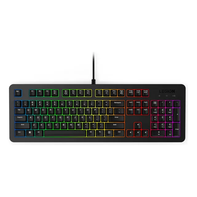 Teclado Para Juegos Lenovo Legion K310 Rgb Con Cable Resiste