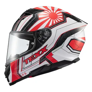 Capacete Texx Fechado Kaiman Flag Japao Bril 64