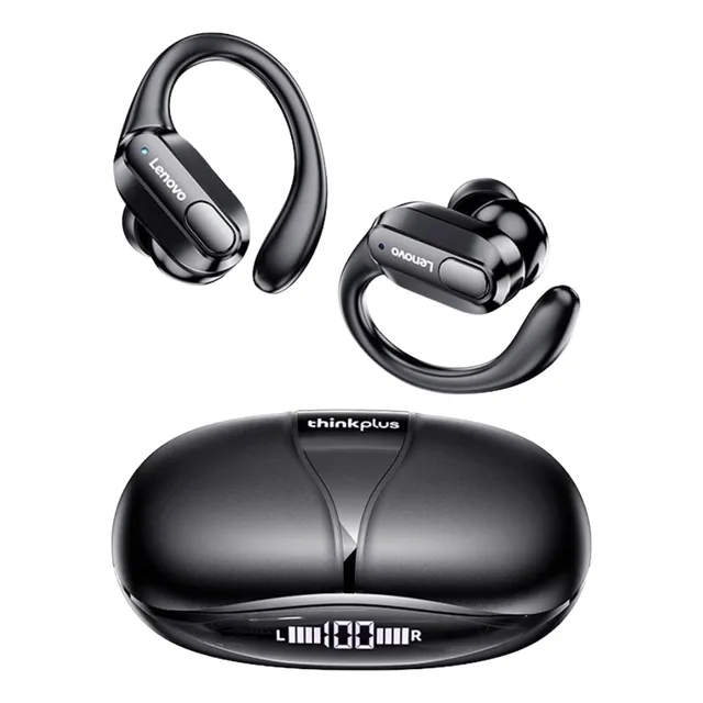 Audífono Inalámbrico Lenovo Xt80 Deportivos Color Negro