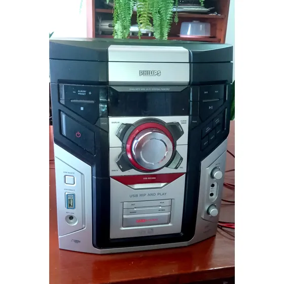 Mini System Philips Fwm397/bk Sem Caixas/controle Cdnão Abre
