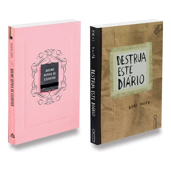 Queime Depois De Escrever Rosa+destrua Este Diário: Não Aplica, De : Keri Smith / : Sharon Jones / Tradução: Beatriz Medina. Editorial Sextante-intrinseca, Tapa Mole En Português, 2022