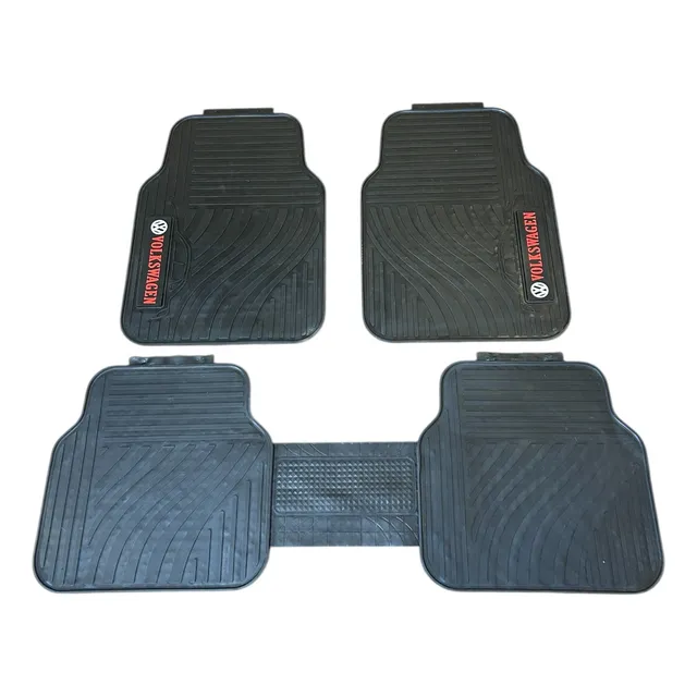 Alfombra Auto Universal Con Logo Vw 5 Piezas